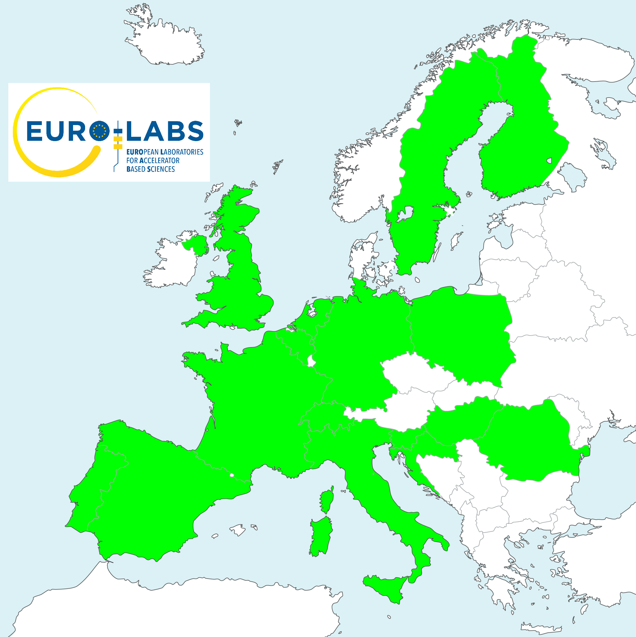 EURO-LABS map for Europe