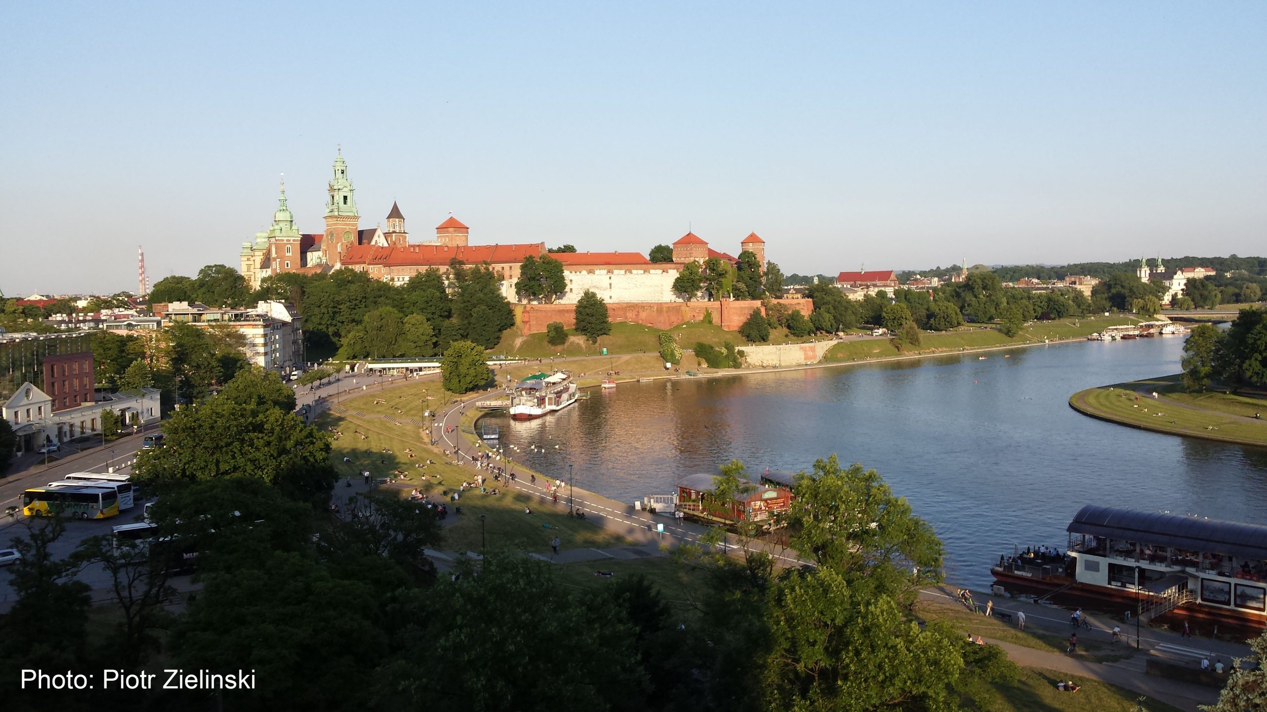 Photo showing Wawel Castle in Kraków (Poland)