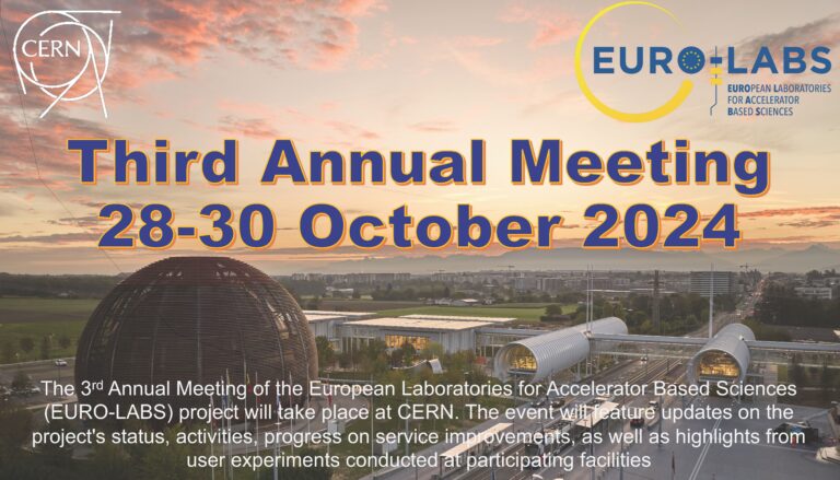 Annual Meeting at CERN 28-30 October, 2024