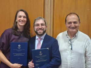 PhD defense of Lisa, Francesco and Roberto