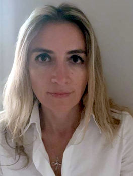 ritratto in primo piano di Cecilia Voena