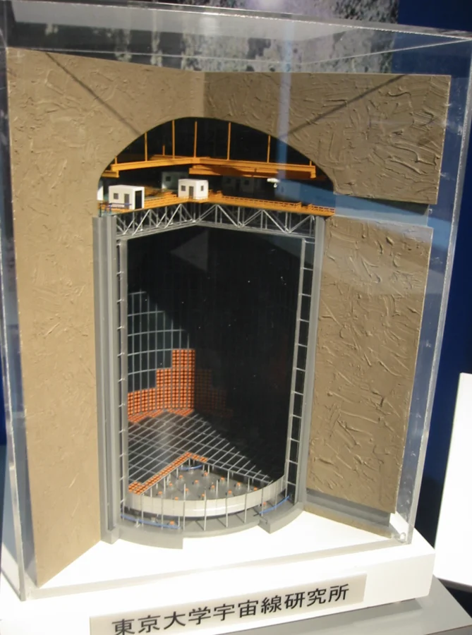 Model of the Super-Kamiokande detector tank as a reference for neutrino physics