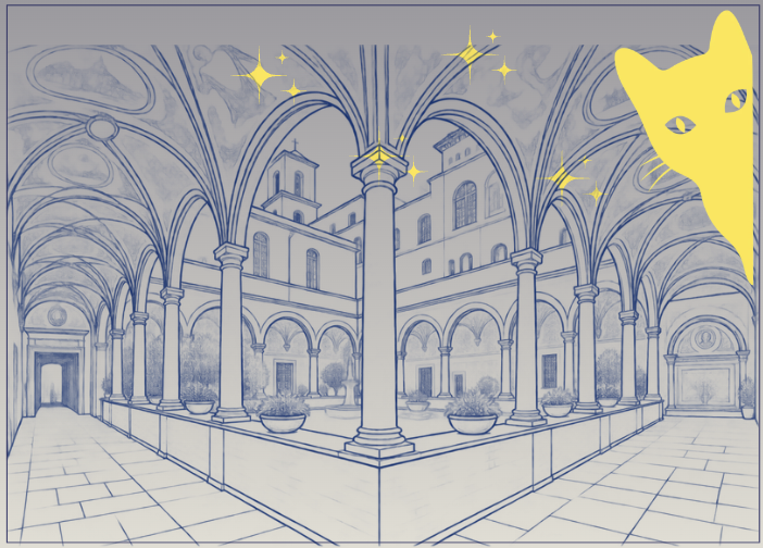 Illustrazione di Santa Maria la Nova a Napoli.
