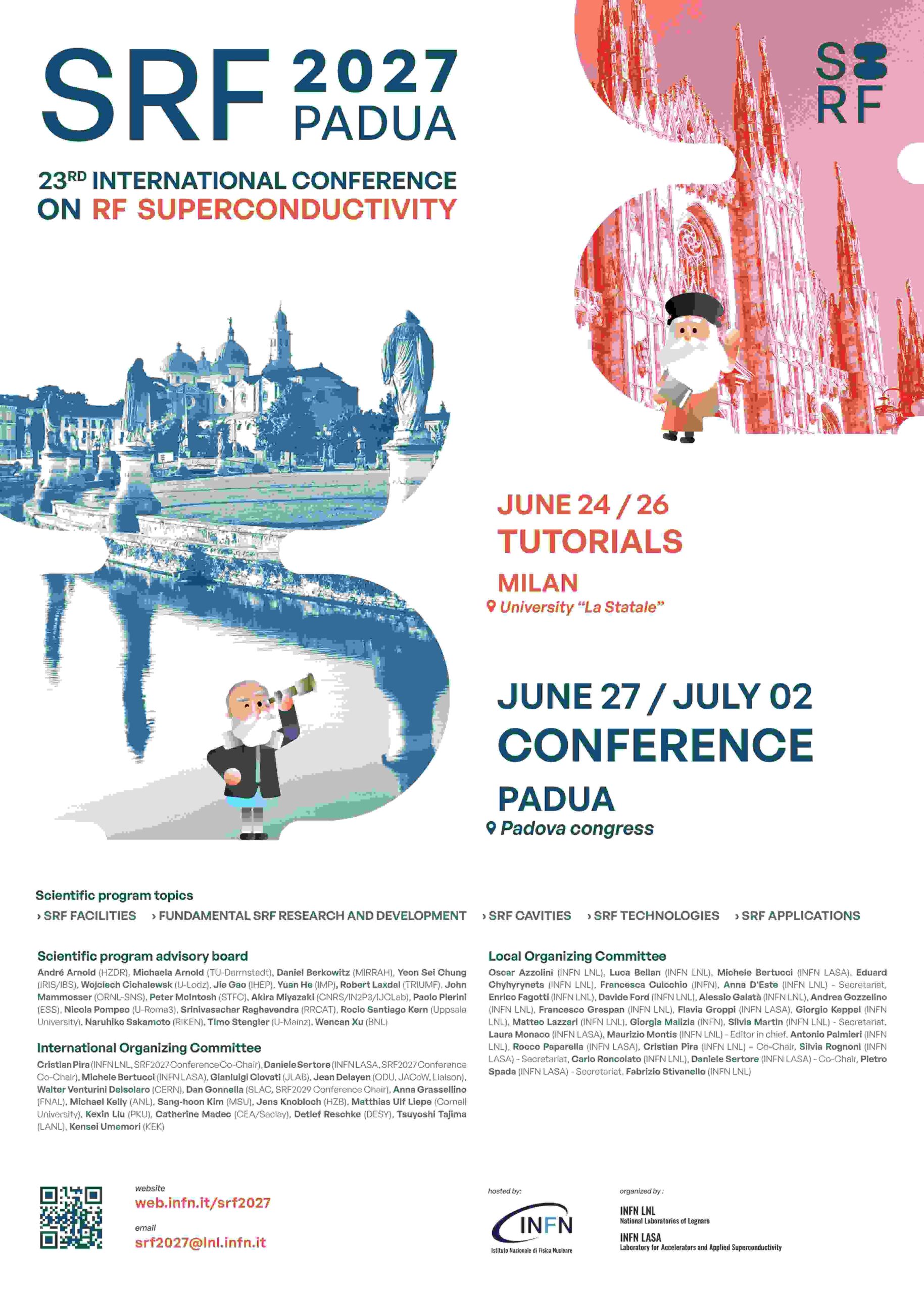 SRF 2027 event poster preview